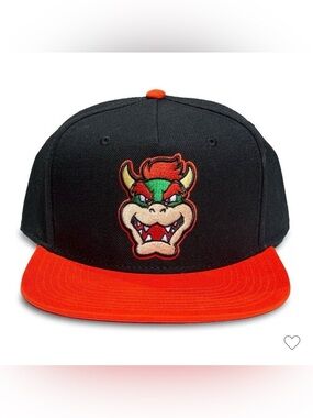 Nintendo Bowser Flatbill SnapBack Hat